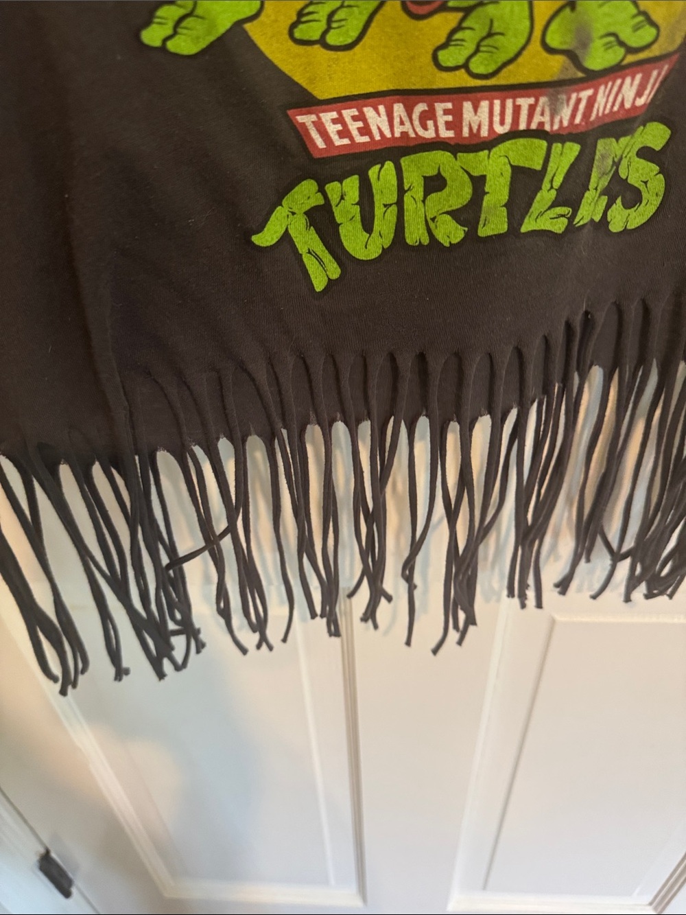 Nickelodeon Black Tank Top with Bright Green TMNT Graphic - Picture 4 of 5